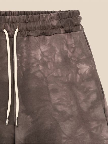 Шорти трикотажні тайдай жіночі LAWA K-WTC02389 L Коричневий shop (2000999638275) | Зображення 1