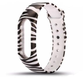 Силіконовий ремінець Primo для фітнес-браслета Xiaomi Mi Band 2 - Zebra