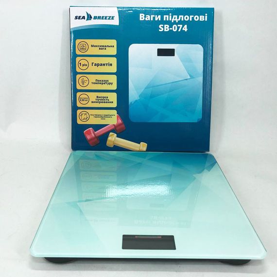 Ваги для зважування людей SeaBreeze, Ваги підлогові для людини для тіла фітнесу SO-83 | Зображення 7
