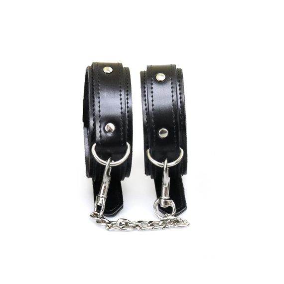 Поножи из экокожи Art of Sex -  Emoji Ankle cuffs sexstyle | Зображення 1