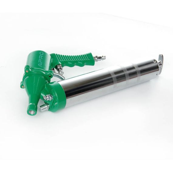 Пістолет для видавлювання мастила пневматичний 400 мл, дві насадки APRO 8501331