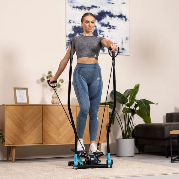 Степпер Hop-Sport HS-045S Slim голубой | Зображення 9