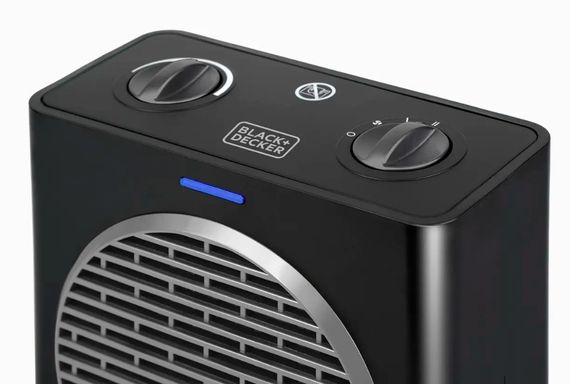 Тепловентилятор BLACK+DECKER 2,0 кВт, площа обігріву 15 кв.м., настільний, чорний (BXSH2003E) | Зображення 4