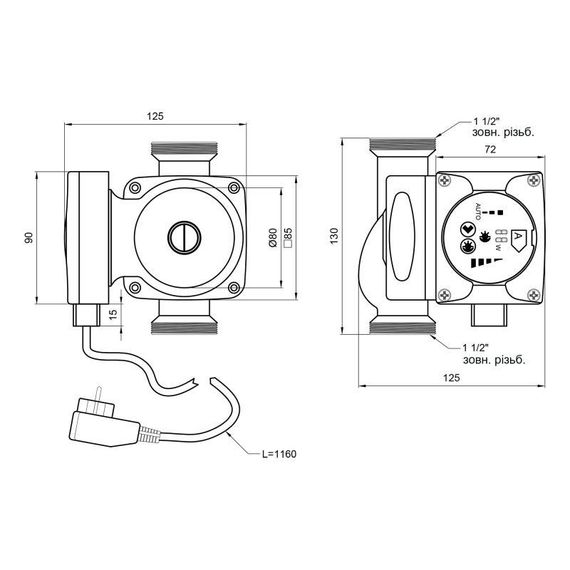 Насос циркуляційний Thermo Alliance LPSA 25/60/130 | Зображення 1