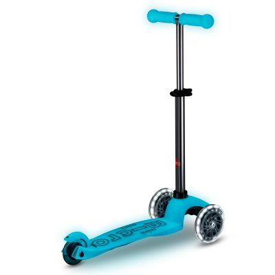 Самокат Micro Mini Deluxe Glow LED льодовик аква (MMD218) | Зображення 5