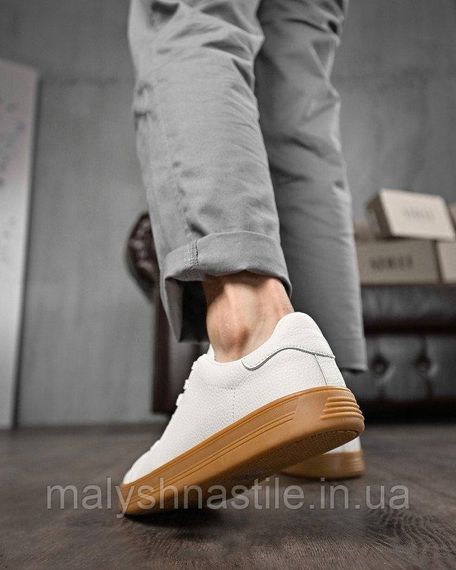 Мужские кроссовки white/ camel   ДЛ6282 | Зображення 1