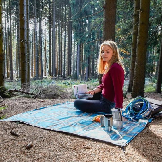 Килимок для пікніка Uquip Scotty M Petrol/Grey (243101) (DAS303238) | Зображення 3