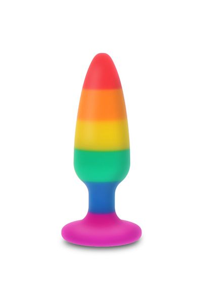 Анальна пробка TOY JOY Hunk Plug, L, різнокольорова, 13 х 3.9 см Sex Aura