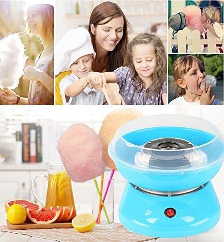 Апарат для цукрової вати MA156BLUE синій • Машина для солодкої вати Cotton Candy Maker MA156BLUE 500 Вт для приготування вдома | Зображення 1