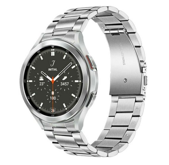 Металевий ремінець Primolux для годинника Samsung Galaxy Watch 4 Classic 46mm SM-R890 / SM-R895 - Silver