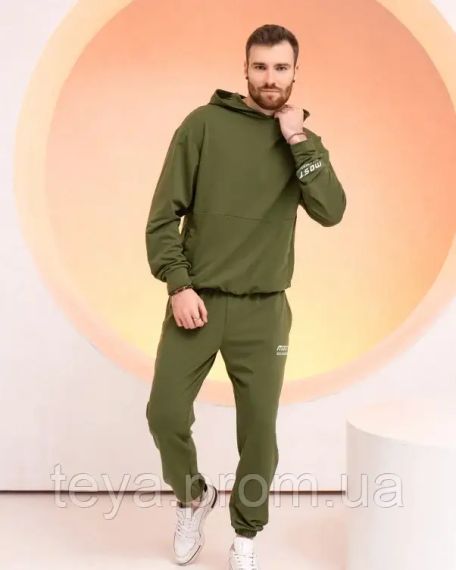 Спортивний костюм колір хакі розмір S FI_009539
