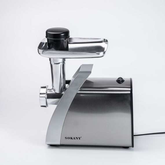 Мясорубка Sokany SK-06001 электрическая 2400 Вт сталь | Зображення 2