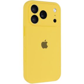Чохол Silicone Case Full Camera Protective (AA) для Apple iPhone 17 Pro Max (6.9") Жовтий / Yellow