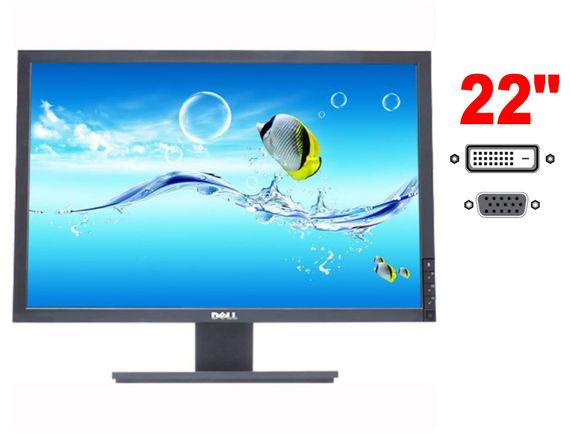 Монитор Dell E2209Wf / 22" (1680x1050) TN / 1x DVI, 1xVGA / VESA 100x100 / Pivot б/у
