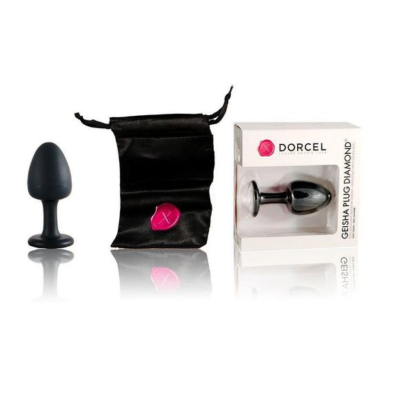 Анальна пробка Dorcel Geisha Plug Diamond M з кулькою всередині, створює вібрації, макс. діаметр 3,2 | Зображення 2