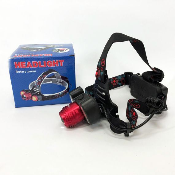 Фонарь для спасателей на голову, Налобный фонарь для монтажных работ аккумуляторный рыбалки KM-58 | Зображення 6