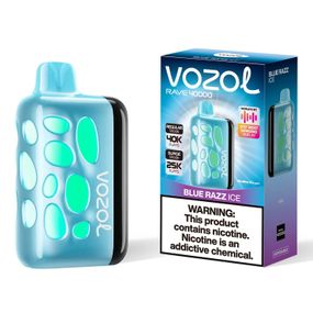 Vozol Rave 40000. Синяя Малина (Blue Razz Ice)