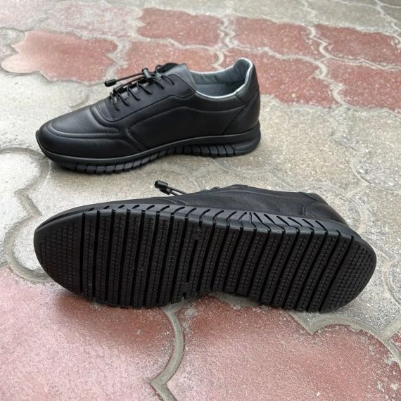 Шкіряні класичні кеди з натуральної шкіри 44 розмір | Зображення 5