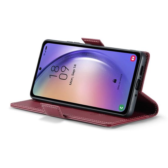 Шкіряний чохол-книжка Retro Case для Samsung Galaxy A54 колір Червоний | Зображення 2