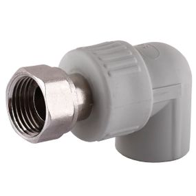 Кут з накидною гайкою Vsplast PPR ф25х3/4″ 000003473