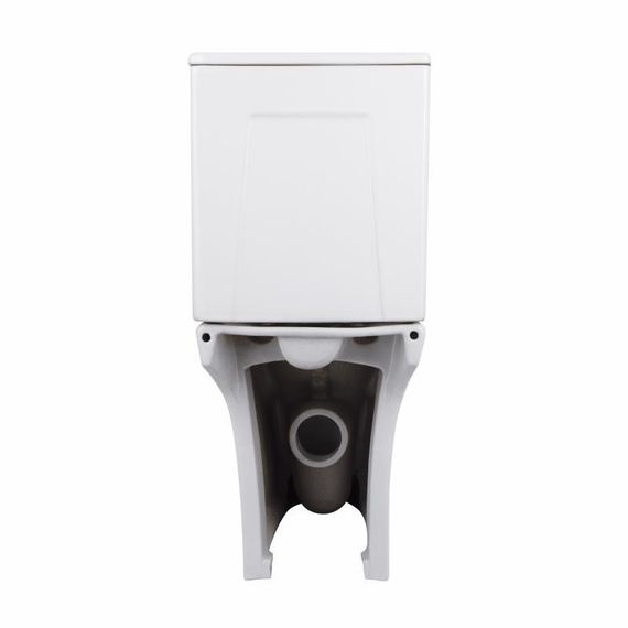 Унитаз-компакт Qtap Presto безободковый с седалием Soft-close QT24221217AW | Зображення 6
