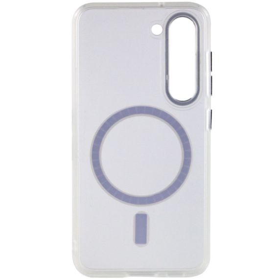 Чохол TPU Lyon frosted with MagSafe для Samsung Galaxy S23 White | Зображення 2