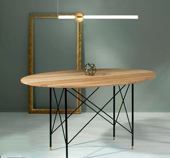 Люстра світлодіодна підвісна LED світильник для квартири на стелю лед 26269 Латунь 20-150х10х90 см.