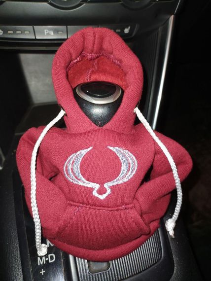 Чохол кофта Худі аксесуар на КПП  Car Hoodie SsangYong санг йонг бордовий подарунок автомобілісту 10070