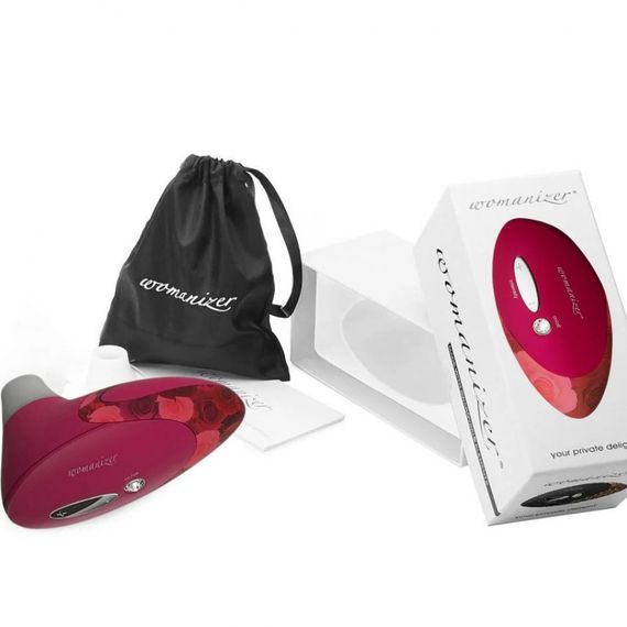 Кліторальний стимулятор Womanizer Pro W-500, червоно-рожевий Sex Aura | Зображення 8
