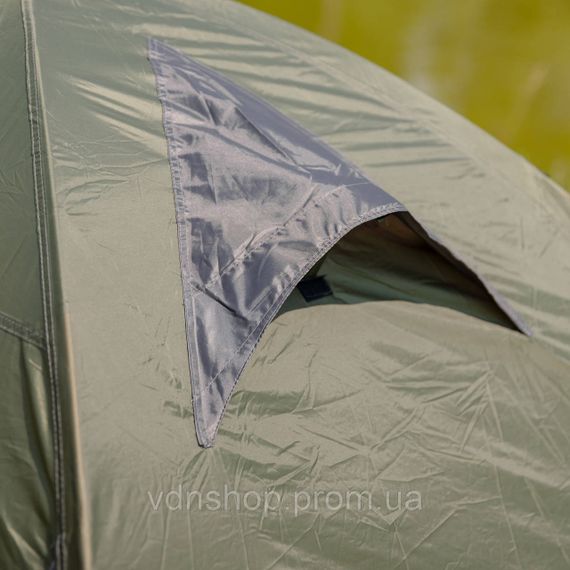 Палатка двухместная 210×160×120 (см) кемпинговая туристическая LU-017 Хаки | Зображення 7