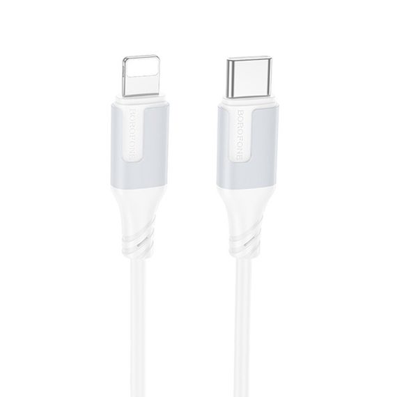 Дата кабель Borofone BX101 Creator 27W Type-C to Lightning (1m)