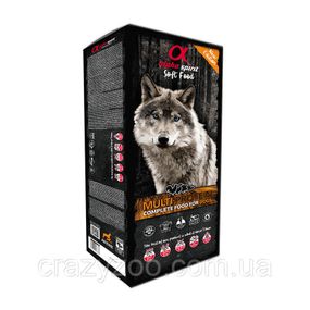 Напіввологий корм для собак Alpha Spirit Semi-moist Multiprotein Box з м'ясом та рибою 45х200 г 9 кг as3001209