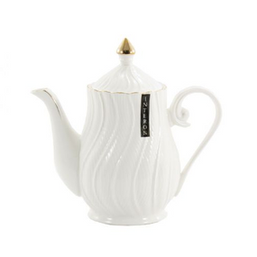 Заварник Хвиля 850мл порцеляна білий LTSL-Q0120-A Interos