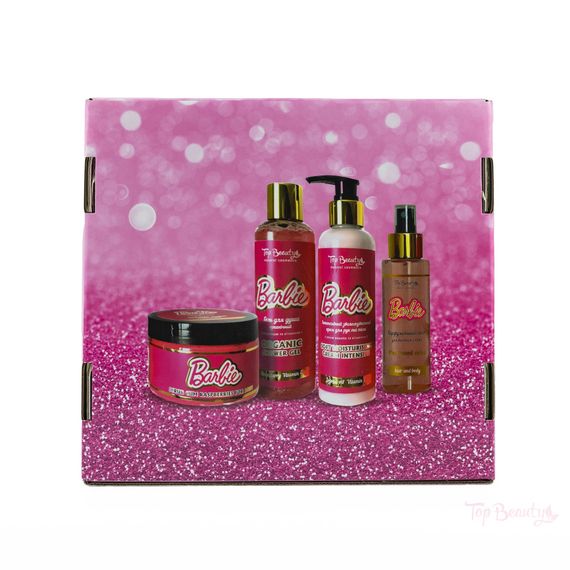 Бокс подарунковий Top Beauty Barbie pink (гель для душу, крем для тіла, міст, скраб) | Зображення 1