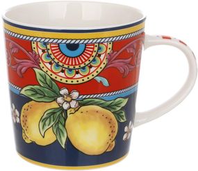 Кухоль порцеляновий Sicilia "Ornamento" (Орнамент) 450мл, подарункова чашка