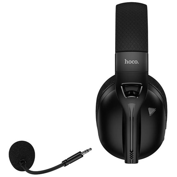 Накладні бездротові навушники Hoco W114 Magic +3.5mm+2.4G Black | Зображення 4