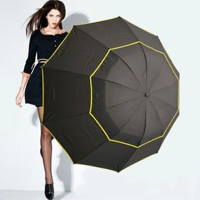 XXL парасоля автоматична – стильна, вітрозахисна, велика чоловіча парасоля преміум класу