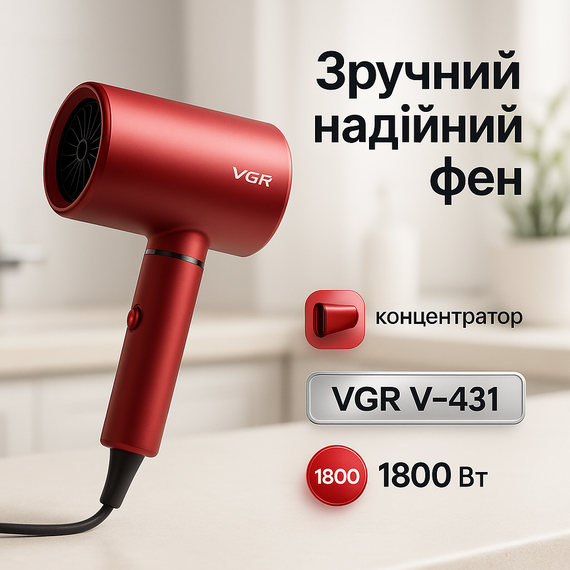 Мощный электрический фен для сушки волос, Хороший электрический фен Малошумный для укладки волос OK-15
