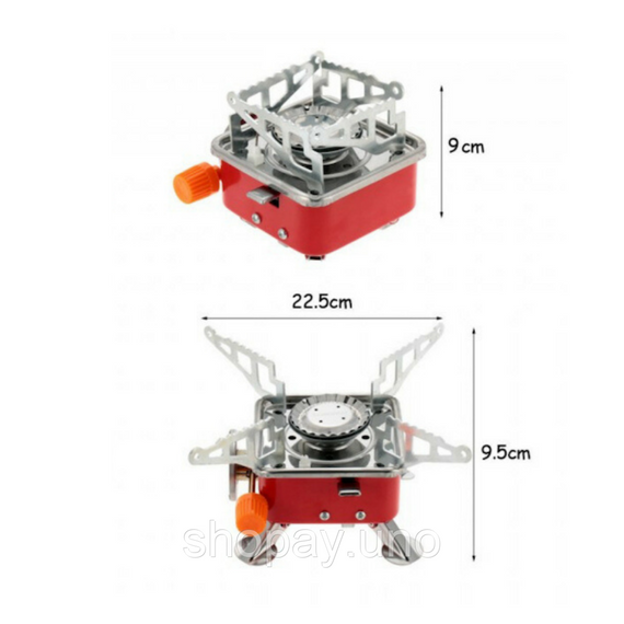 Портативна газова плитка Portable Card Type Stove K-202 | Зображення 8