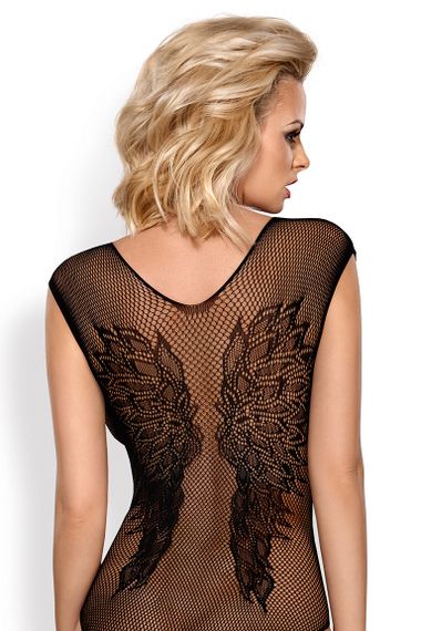 Боді B112 чорний Obsessive S-L | Зображення 1