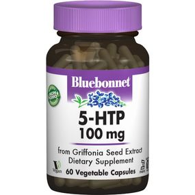 Тріптофан Bluebonnet Nutrition 5-HTP 100 mg 60 Veg Caps BLB0051