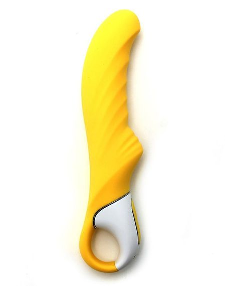 Потужний вібратор Satisfyer Vibes Yummy Sunshine з гнучким стовбуром і стимул. рельєфом, 12 режимів | Зображення 1