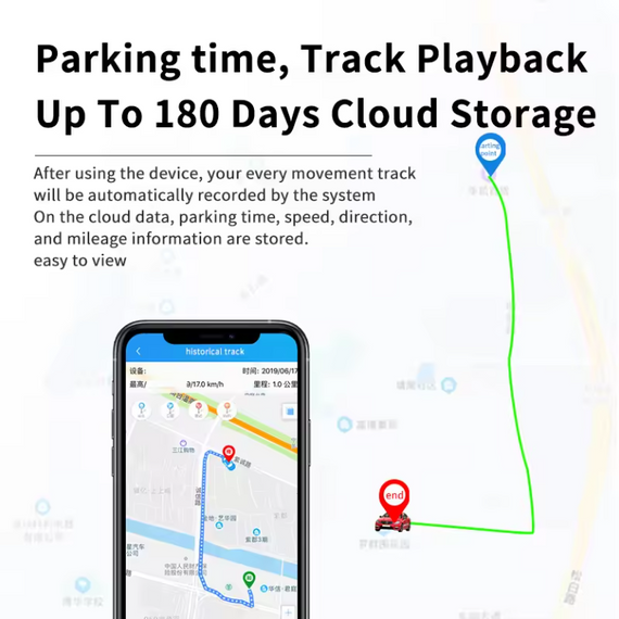 GPS-трекер і локатор із підтримкою GPS/BDS/AGPS/LBS точного позиціювання для автомобіля, мотоцикла | Зображення 2