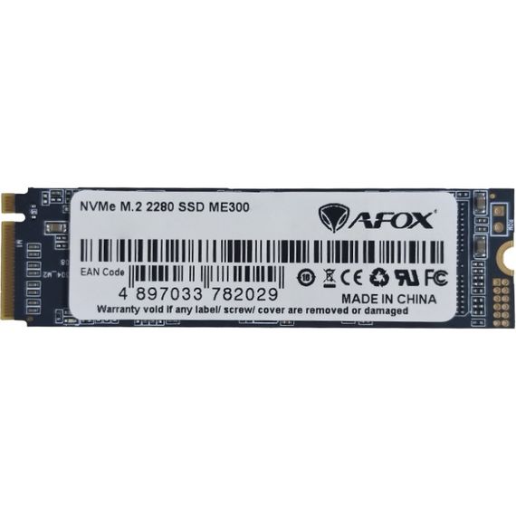 SSD 1Tb AFox ME300 M.2 2280 PCIe NVMe Gen 3x4 3D TLC NAND, Retail | Зображення 1