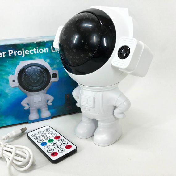 Зірковий 3D проектор Astronaut, Лазерний проектор зіркового неба галактики, Проектор світильник астронавт | Зображення 6