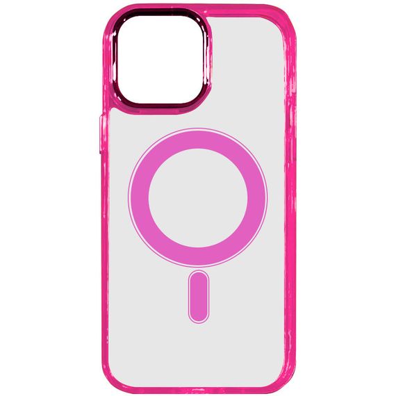 Чехол TPU Iris with MagSafe для Apple iPhone 14 Pro Max (6.7") Малиновый