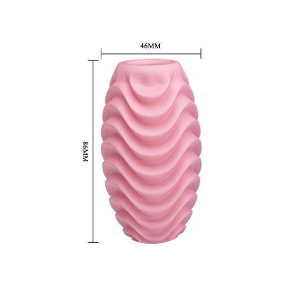 Мастурбатор PRETTY LOVE - Passionate Double-Sided Egg pink Sex Aura | Зображення 6
