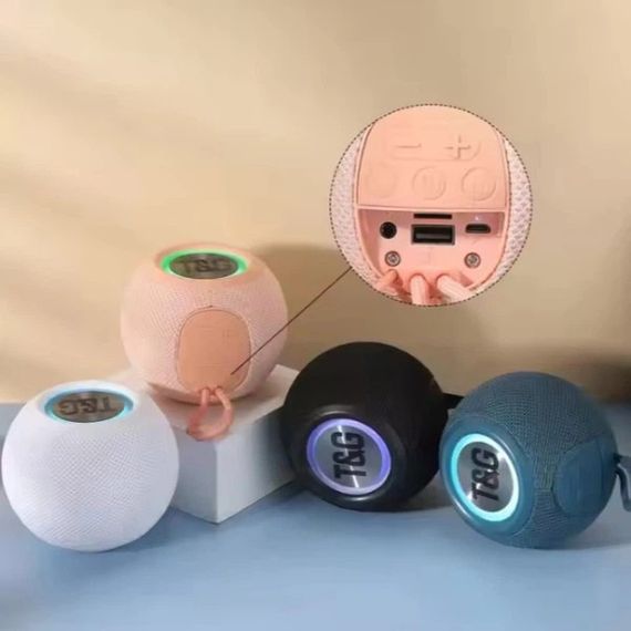 Колонка портативна Bluetooth T&G TG337 blue синя | Зображення 5