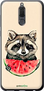 Чохол на Huawei Mate 10 Lite Єнотик з кавуном "4605t-1240-2448"