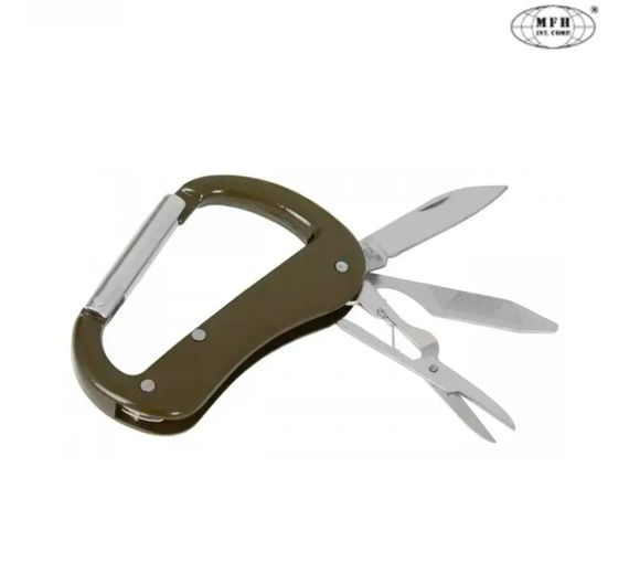 Туристичний набір ножів MFH Knife Set with LED , Olive | Зображення 4